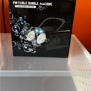 Portable Bubble Machine - Black - Party Lights